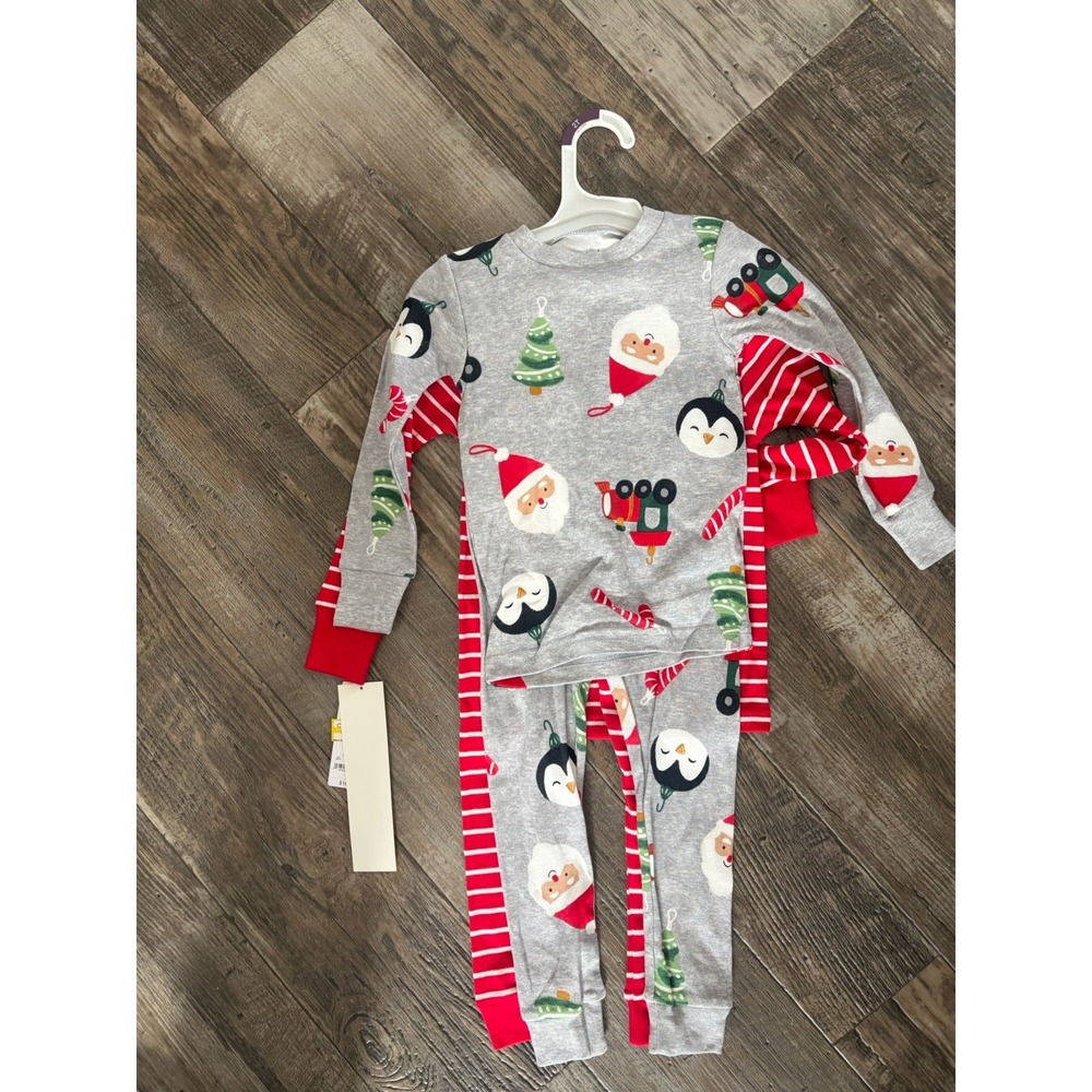 Carter's Just One You‎ Toddler Size 2T Long Sleeve Snug Fit Pajama Set Christmas